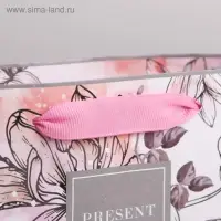 Пакет подарочный ламинированный, упаковка, &laquo;Present for you&raquo;, S 15 х 12 х 5.5 см