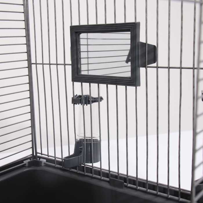 Клетка для птиц Клетка для птиц "Пижон" №100, разборная, 42 х 30 х 37см (укомплект.) серая