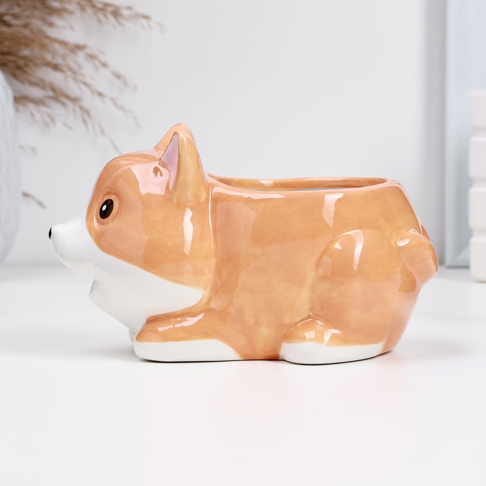 Кашпо  Кашпо "Корги" 14х9х8см