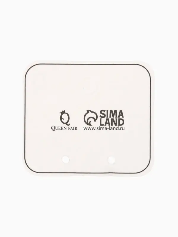 Серьги двойные &laquo;Черешня&raquo;, красные в серебре