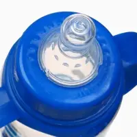 Бутылочка для кормления M&B &laquo;Малыш&raquo;, классическое горло, с ручками, от 3 мес., 250 мл, синий
