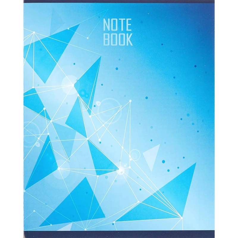 Тетрадь общая А5,48л,кл,скоб,блок-офсет-2 Galaxy син/зел/жел/кр асс