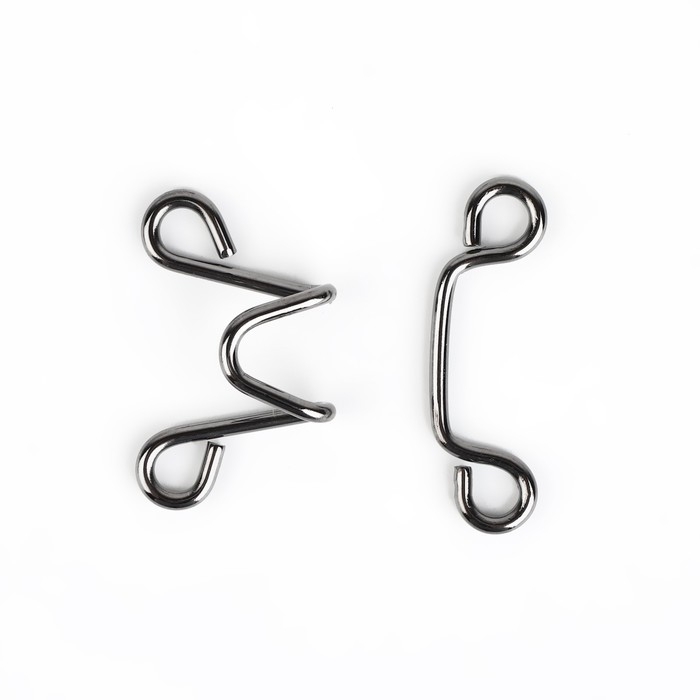 Крючок для сужения пояса, 1 шт = 10 частей, 5 × 5 см, цвет чёрный Крючок для сужения пояса, 1 шт = 10 частей, 5 × 5 см, цвет чёрный