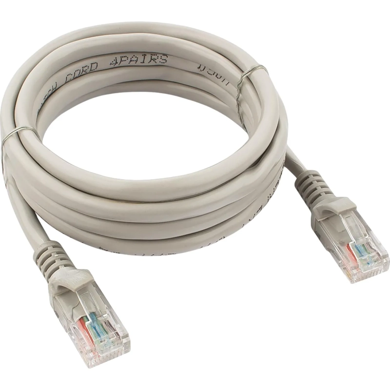 Патч-корд UTP Cablexpert PP6U-2M кат.6, 2м, серый