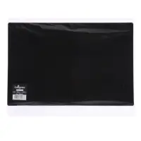 Папка с 20 вкладышами А5, 500 мкм, Calligrata, текстура &laquo;песок&raquo;, черная