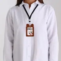 Чехол для бейджа «Киска» , 12 х 7,5 см