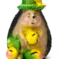 Садовая фигура из гипса &laquo;Ёжик с тремя яблоками&raquo;, 20&times;15&times;27 см