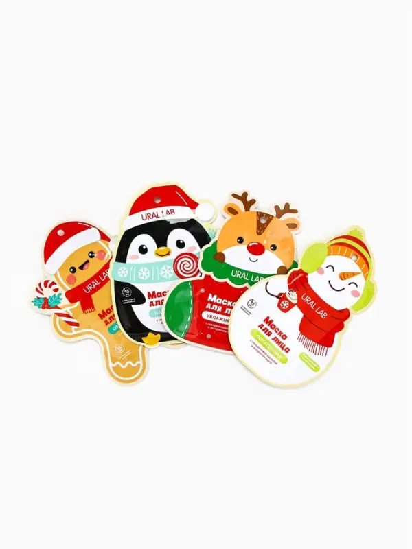 Тканевая маска для лица насыщающая, экстракт кокоса и гиалуроновая кислота, URAL LAB