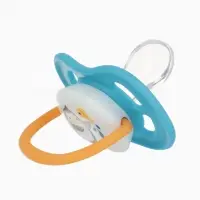 Соска - пустышка ортодонтическая «Пингвин», +6 мес., цвет голубой Соска - пустышка ортодонтическая «Пингвин», +6 мес., цвет голубой