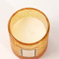 Свеча ароматическая в стекле HOME AROMA 200 г, 8.5&times;8.5&times;10 см, персик