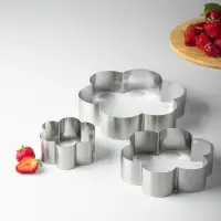 VETTA Набор колец кондитерских 3пр "Цветок", нерж.сталь