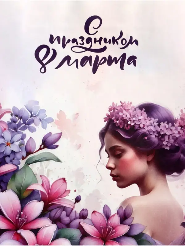 Пакет подарочный крафт, «С Праздником!» , 18×8×25 см