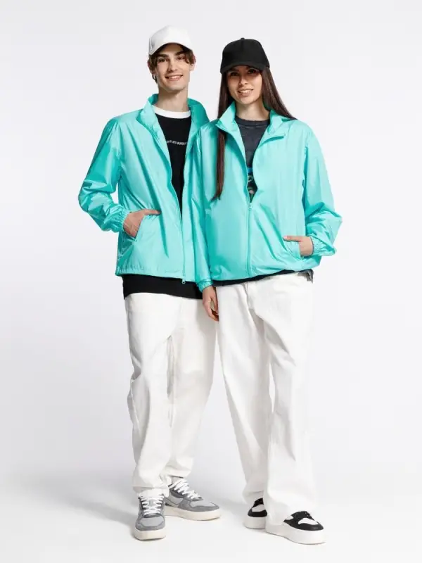 Ветровка Kivach, бирюзовая (тиффани), размер XS