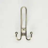 Крючок мебельный ТУНДРА TKT002, трехрожковый, бронза