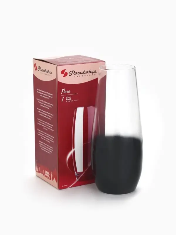 Ваза для цветов &laquo;Градиент&raquo; стеклянная, 26 см, 1.7 л.