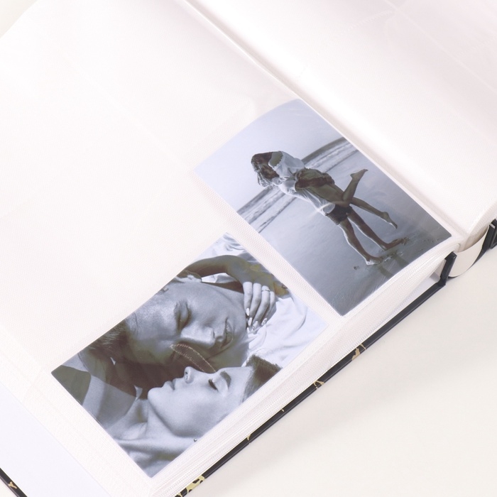 Фотоальбом на 800 фото 10х15 см Фотоальбом на 800 фото 10х15 см "Париж. Геометрия" коробке чёрн зол.обводка 5,5х30,5х33,5см