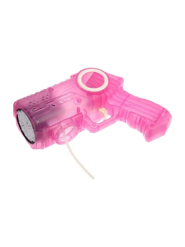 Генератор мыльных пузырей &laquo;Космический Бластер&raquo;, световые эффекты, цвет розовый