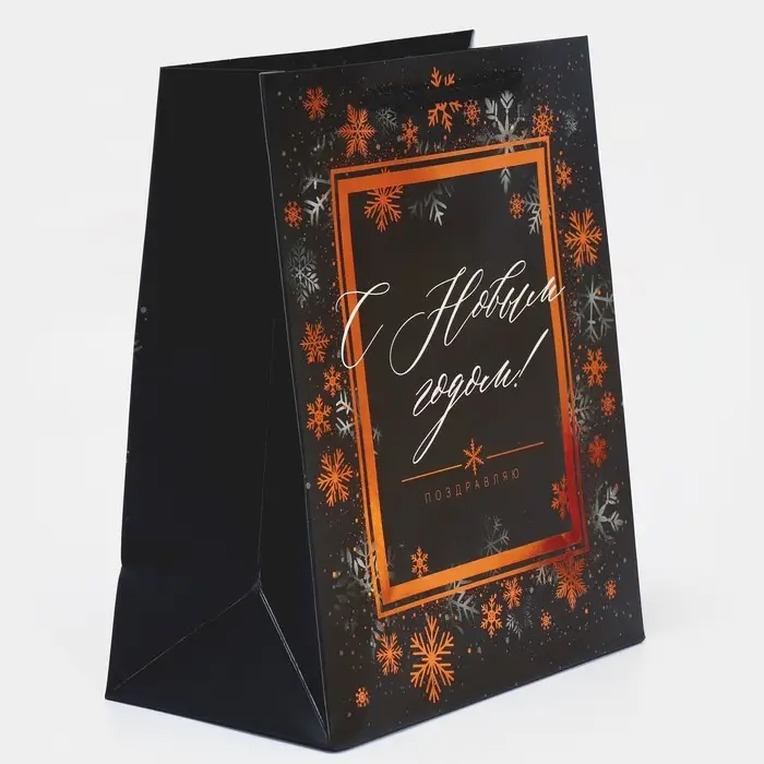 Пакет «Поздравляю с Новым годом!», 23 х 27 х 10 см