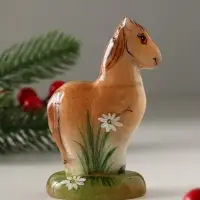 Сувенир Лошадка Мальва, 11,5х6,5 см, селенит