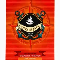 Подарочный набор мужской Captain Jack Ocean Scent: гель для душа 250 мл + шампунь 250 мл