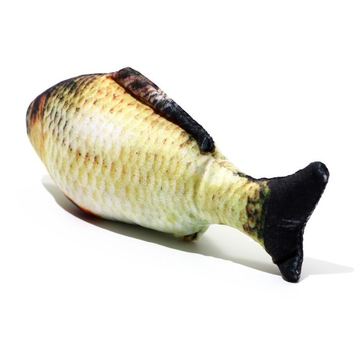 Игрушка  Игрушка "Рыба моей мечты!" с кошачьей мятой, сазан, 20 см