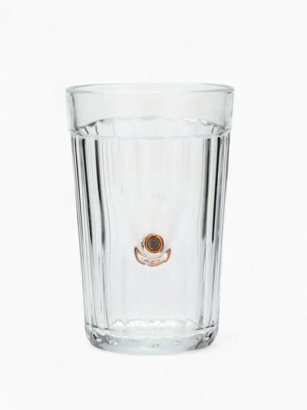 Стакан непробиваемый с пулей &laquo;Военный&raquo;, гранёный, 250 мл