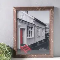 Фоторамка пластик 30х40 см "Гедеон" шоколад с золотом 47х37х2 см