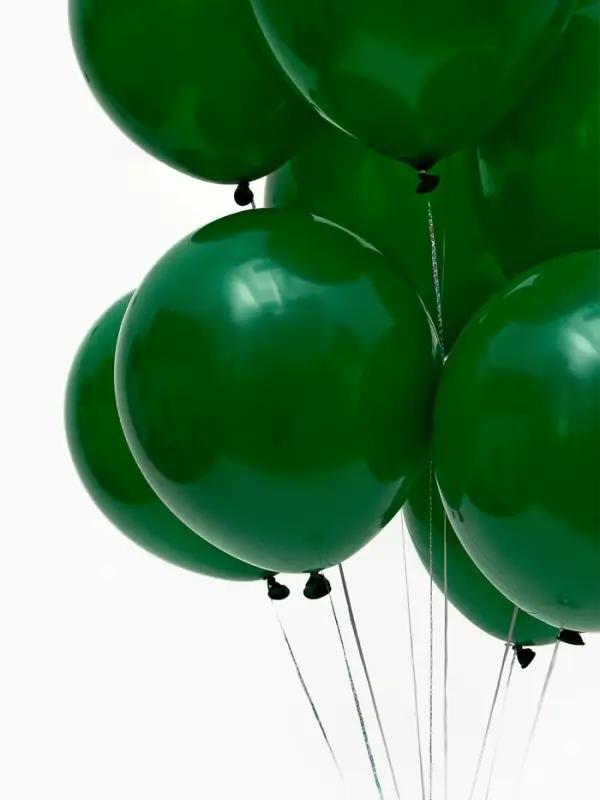 Воздушные шары латексные 12" &laquo;Темный зеленый&raquo; набор 100 штук