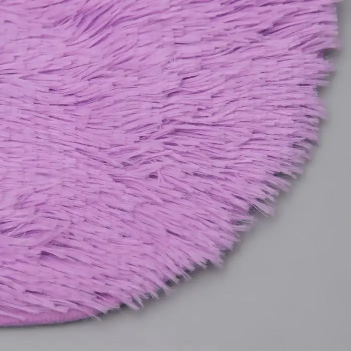 Коврик для ванной и туалета Доляна «Пушистик», 40×60 см, цвет сиреневый Коврик для ванной и туалета Доляна «Пушистик», 40×60 см, цвет сиреневый