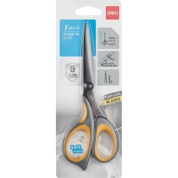 Ножницы Deli 175мм,прорезиненные ручки,лезвия из нержавеющей стали,блистер