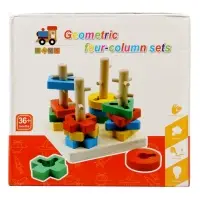 Развивающий деревянный сортер