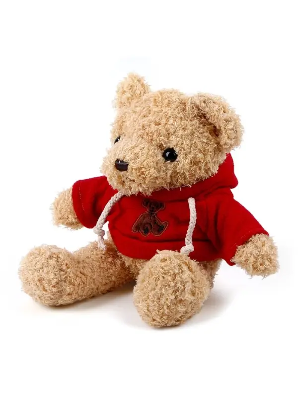Мягкая игрушка &laquo;Медведь&raquo;, в кофте, 30 см, красная