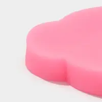 Молд для заливки новогодний &laquo;Колокольчик оленя&raquo;, силикон, 10&times;9&times;1.5 см, розовый