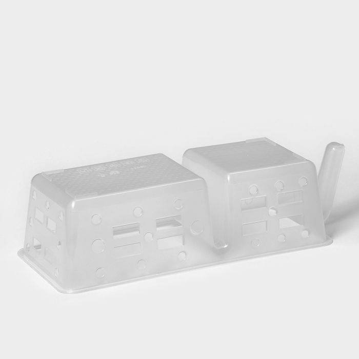 Набор органайзеров универсальных (S+M+L), 3 шт, цвет прозрачный Набор органайзеров универсальных (S+M+L), 3 шт, цвет прозрачный