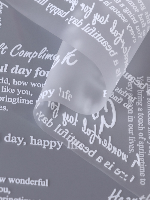 Пленка для цветов, матовая,«Комплимент» белый, 0.6×10 м