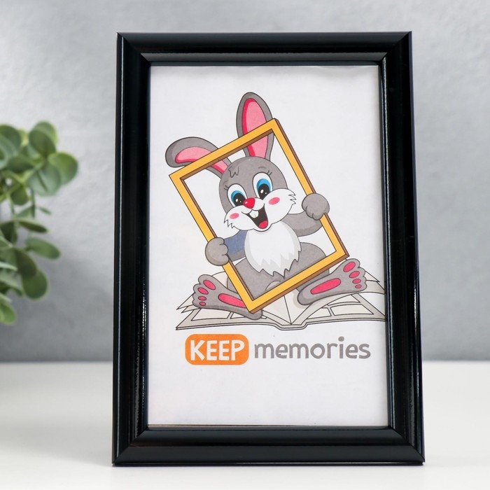 Фоторамка пластик 10х15 черный (189) Фоторамка пластик 10х15 черный (189)