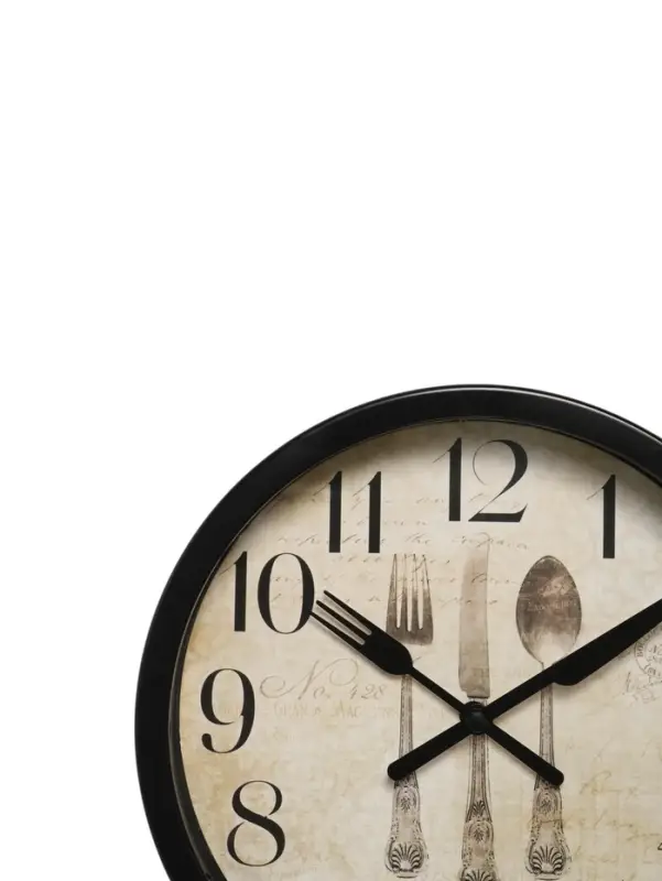 Часы настенные &laquo;Сервировка&raquo;, серия: Кухня, плавный ход, d=20 см