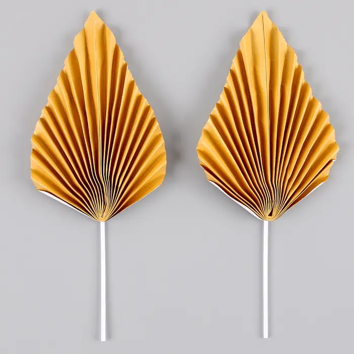 Топпер для торта «Перо», набор 2 шт., золотой Топпер для торта «Перо», набор 2 шт., золотой