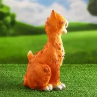 Садовая фигура из полистоуна &laquo;Забавный рыжий кот&raquo;, 25&times;13&times;14.5 см
