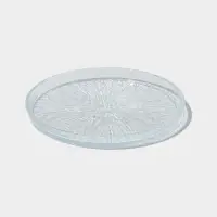 Десертная тарелка Magistro Waterfall, d=17 см, стекло, прозрачная