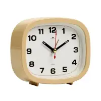 Будильник-часы настольные &laquo;Классика&raquo;, дискретный ход, 12.5&times;10.5 см, от батарейки АА