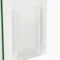 Информационный стенд &laquo;Уголок потребителя&raquo; 2 кармана (1 плоский А4, 1 объёмный А5), цвет зелёный