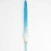 Зонт - трость детский &laquo;Градиент&raquo;, полуавтоматический, 8 спиц, R=46/52 см, d=92 см, голубой