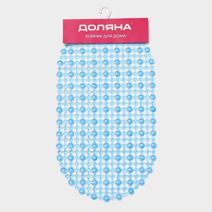 Коврик противоскользящий в ванну на присосках Доляна «Капли воды», 36×65 см, цвет МИКС Коврик противоскользящий в ванну на присосках Доляна «Капли воды», 36×65 см, цвет МИКС