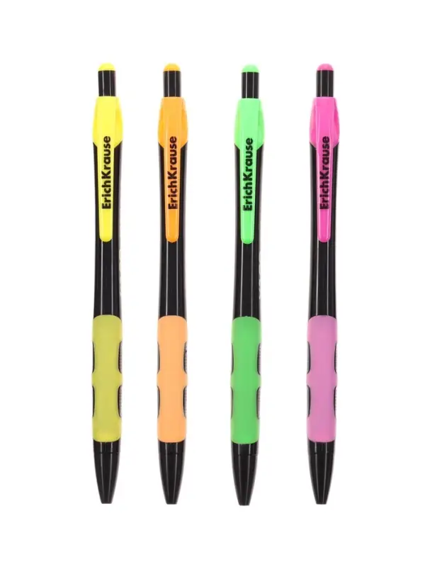 Ручка шариковая автоматическая, ErichKrause XR-30 Matic&Grip Accent, 0.7 мм, резиновый держатель, синяя Ручка шариковая автоматическая, ErichKrause XR-30 Matic&Grip Accent, 0.7 мм, резиновый держатель, синяя