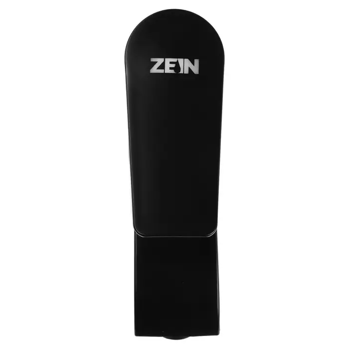 Смеситель для раковины ZEIN Z3717, однорычажный, длина излива 12 см, пластик, чёрный