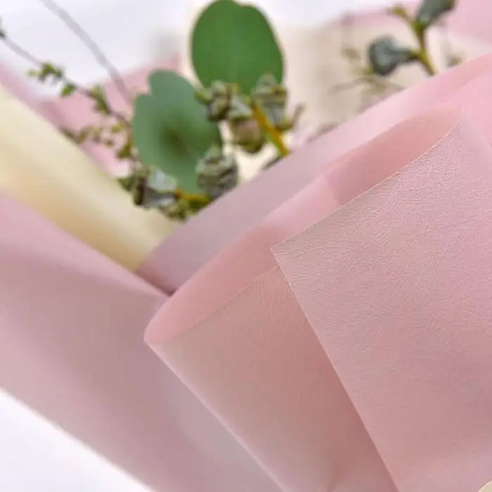 Пленка матовая двусторонняя для цветов и декора, небесно голубой, 60×60 см