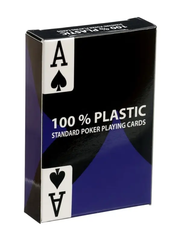 Карты игральные пластиковые, колода 55 шт., 6.5&times;9&times;2 см, МИКС