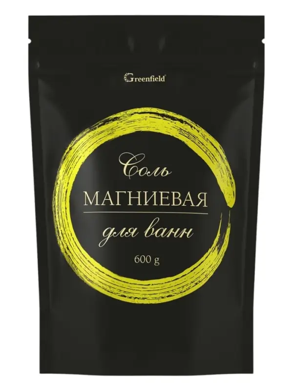 Соль для ванн Greenfield магниевая, 600 г