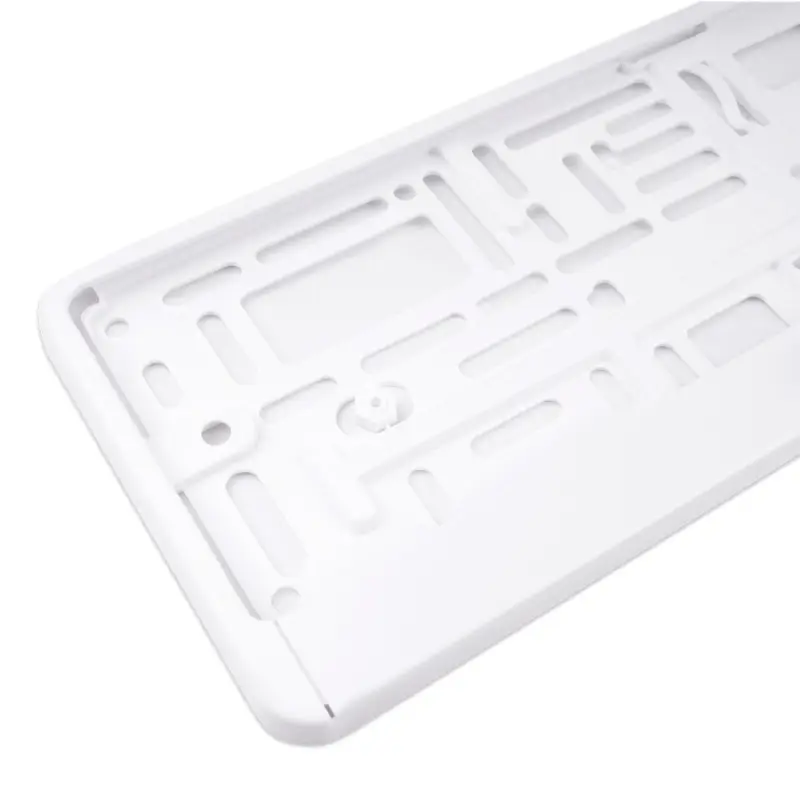 Рамка под номерной знак (белая) AVS RN-14